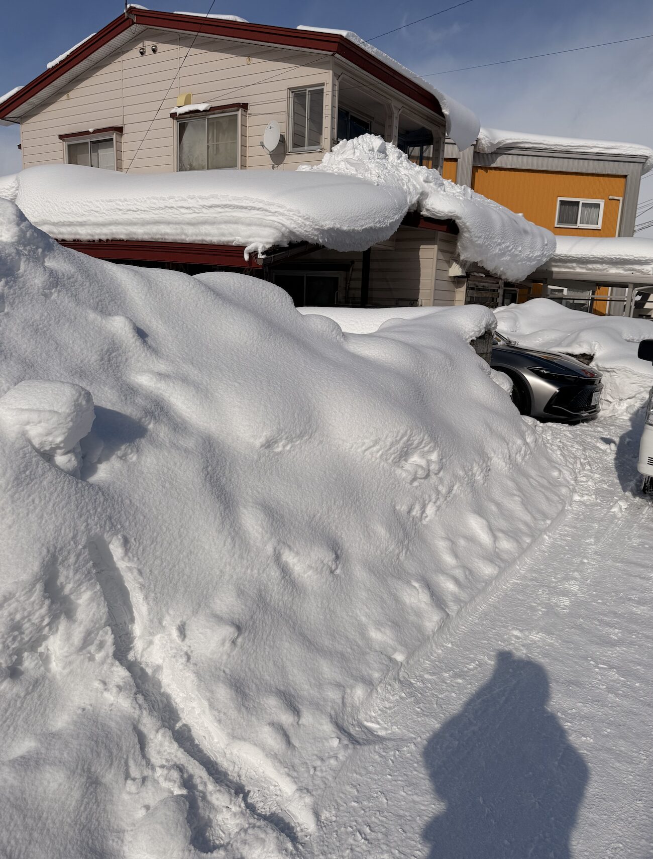 青森県弘前市城南　O様宅　除雪と排雪作業
