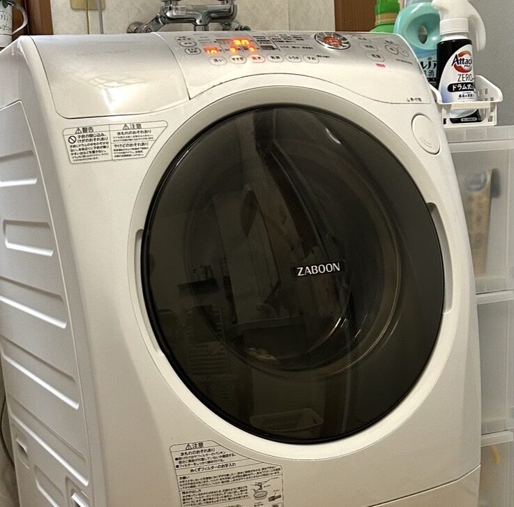 青森県弘前市松原東　M様宅　ドラム式洗濯機分解クリーニング