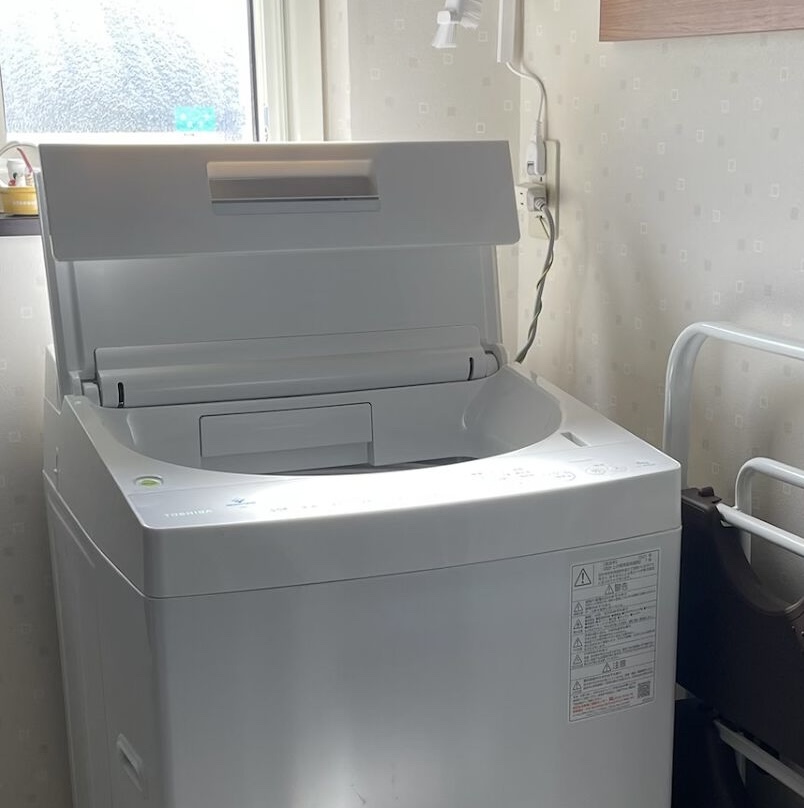 青森県弘前市高田2丁目　I様宅エアコンと縦型洗濯機クリーニング