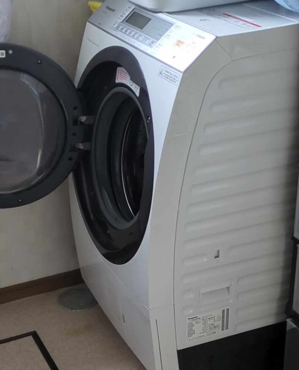 ドラム式洗濯機分解掃除　青森県五所川原市一ツ谷　M様宅