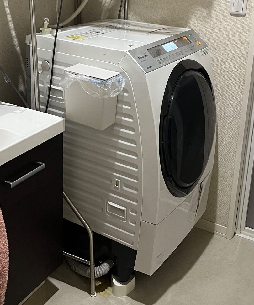 ドラム式洗濯機分解掃除　青森県弘前市代官町　A様宅
